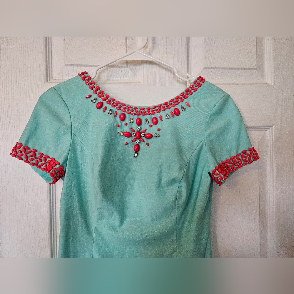 Lilly Pulitzer Nora Beaded Sheath Dress Size 0